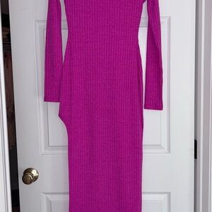 Lovers + Friends Hot Pink Long Sleeve and tank Dress Naomi set NWT